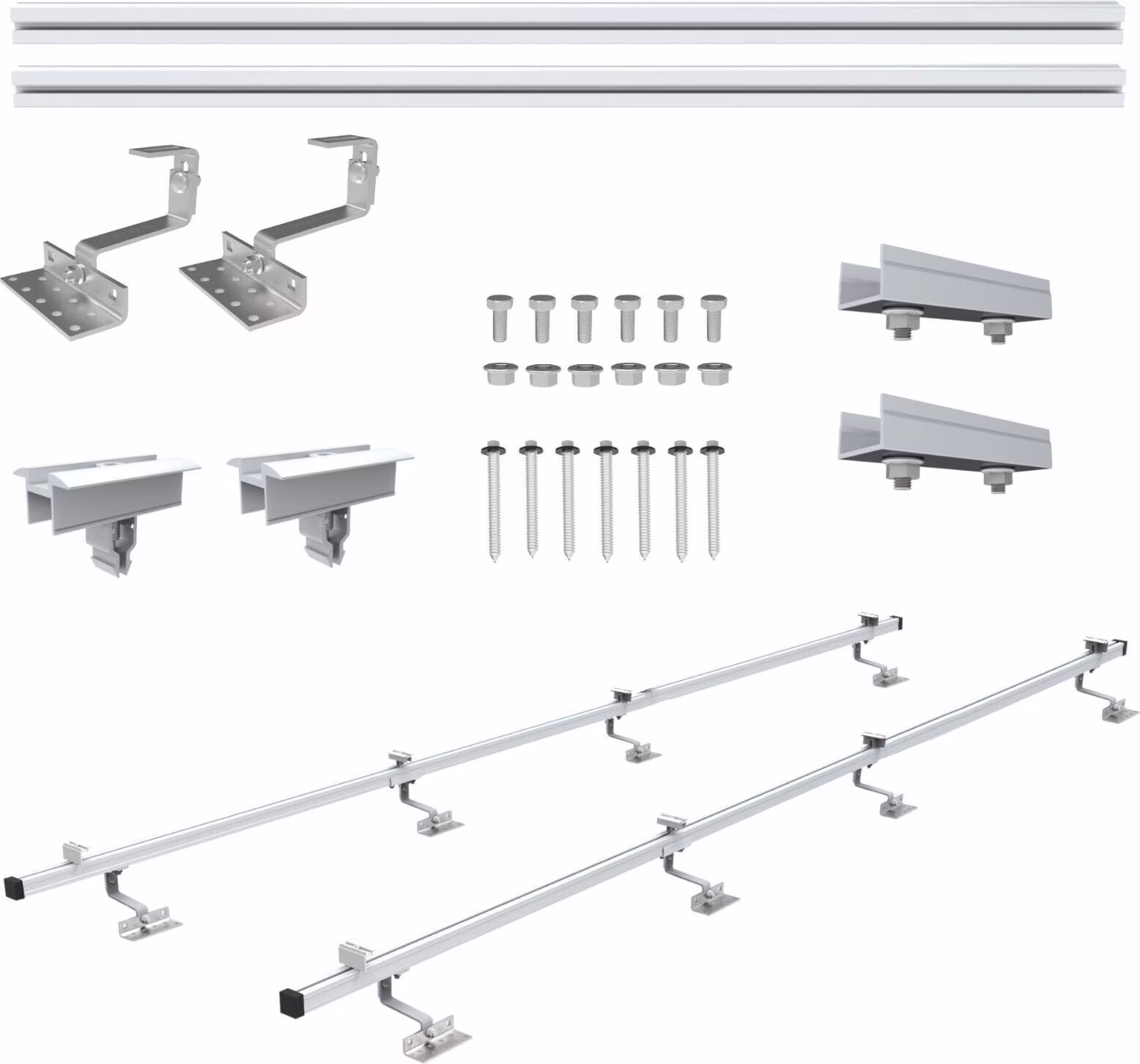 support panneaux toiture